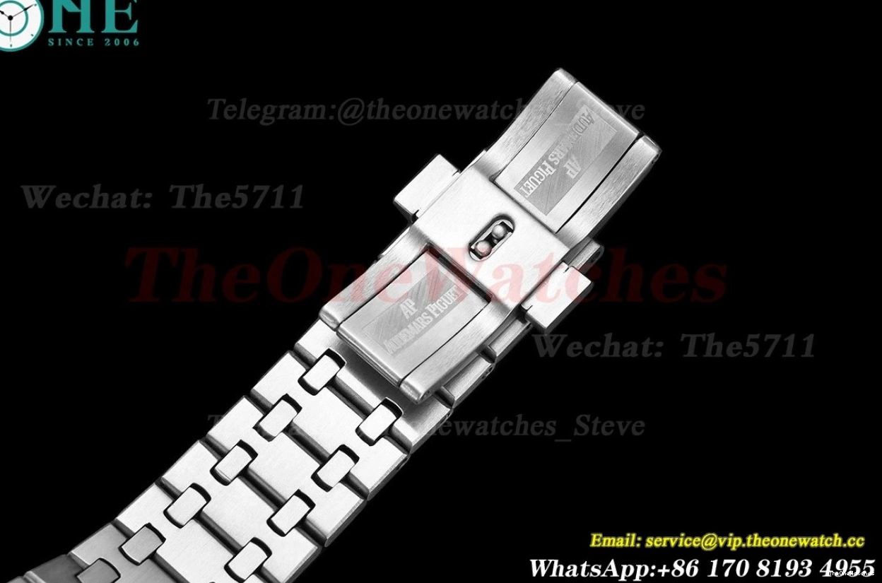 SS 41mm Dial GDF Royal Grey MY8215 15202 Oak SS 0121